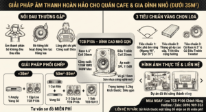 Loa quán Cafe
