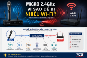Micro 2.4 GHz bị nhiễu Wi-Fi và cách xử lý